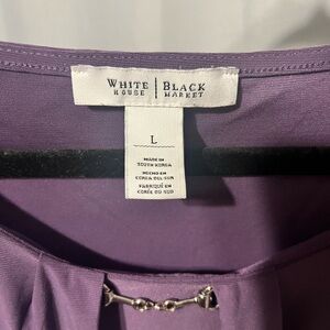 White House Black Market Lavender Blouse
